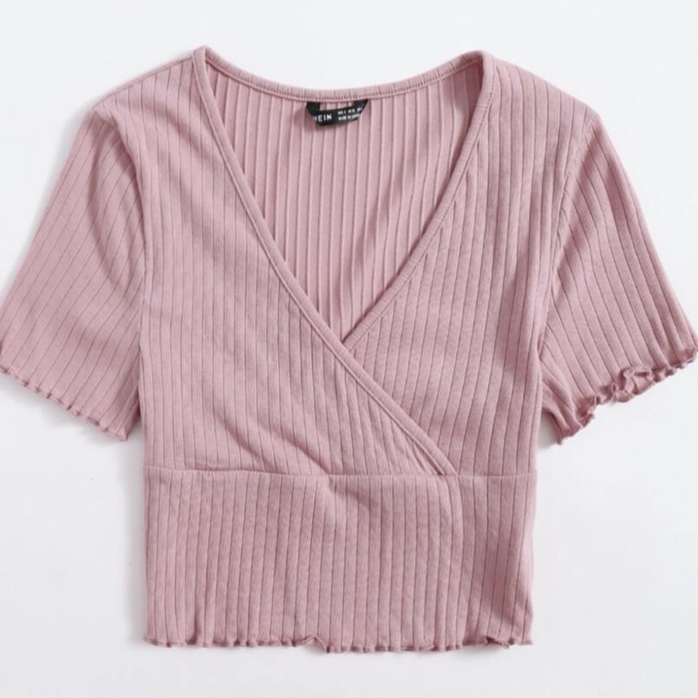 XS Dirty Pink Low Cut Crop Top